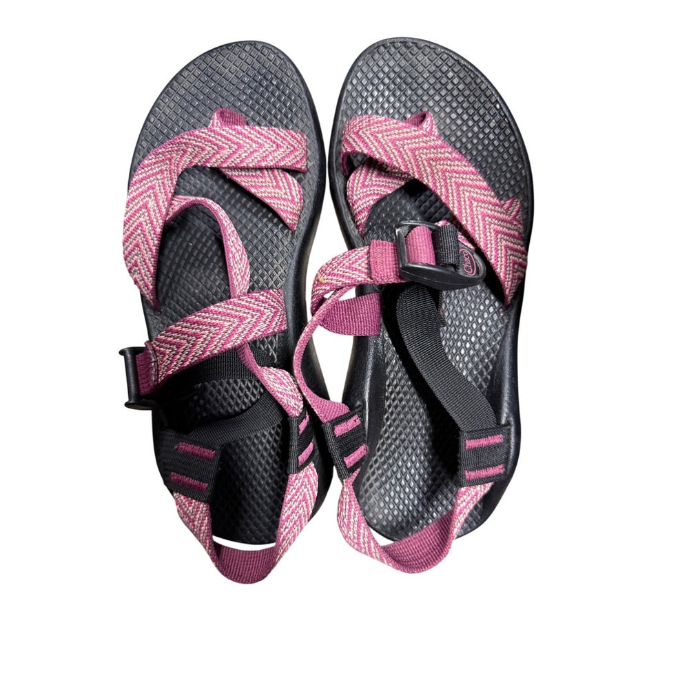 Chaco Z‎ Strap Sandals Women Pink Hiking Outdoor Comfort Size 7
